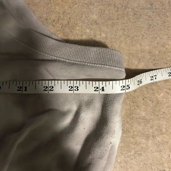 Jane and Delancey Dress - gray/white tie dye tiered sleeveless soft and cozy - Picture 7 of 8